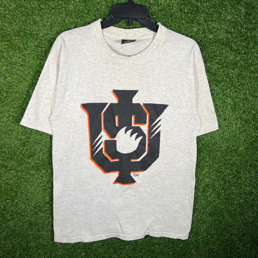Vintage Soffe's Choice UIS University of Illinois Springfield T-Shirt‎ Gray M
